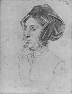 Een Dame: Onbekend, ca. 1532-1543 1945 door Hans Holbein der Jüngere