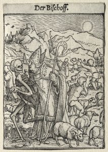 Dodendans: De bisschop door Hans Holbein the Younger