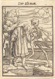 De Oude Man door Hans Holbein der Jüngere