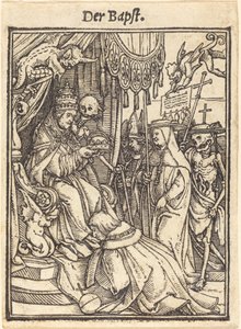 De Paus door Hans Holbein der Jüngere