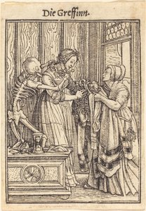De Gravin door Hans Holbein der Jüngere