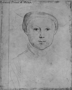 Edward, Prins van Wales, ca. 1540-1543, 1945 door Hans Holbein der Jüngere