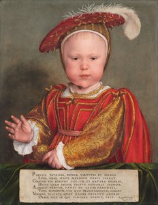 Edward VI als Kind door Hans Holbein der Jüngere