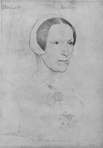 Elizabeth, Lady Audley door Hans Holbein der Jüngere