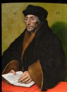 Erasmus van Rotterdam, c.1530 door Hans Holbein the Younger