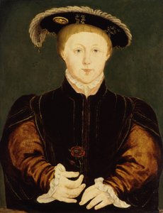 Koning Edward VI, c.1542 door Hans Holbein der Jüngere
