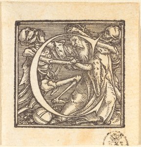 Letter C door Hans Holbein der Jüngere