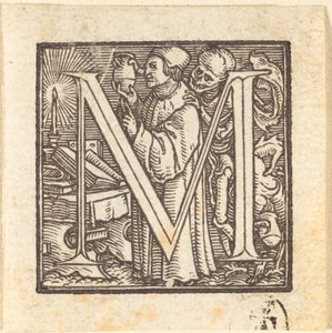 Letter M door Hans Holbein der Jüngere