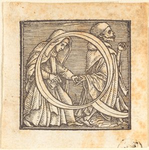 Letter Q door Hans Holbein der Jüngere