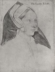 Margaret, Lady Elyot, c1532-1534 door Hans Holbein der Jüngere