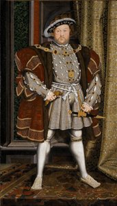 Portret van Hendrik VIII door Hans Holbein the Younger
