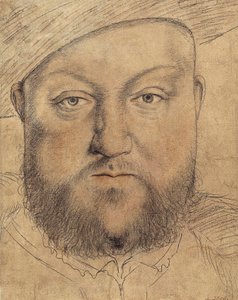 Portret van koning Hendrik VIII van Engeland door Hans Holbein der Jüngere