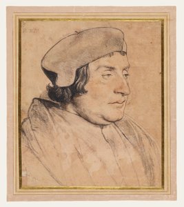 Portret van een geleerde of geestelijke door Hans Holbein the Younger