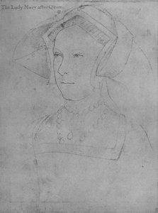 Prinses Mary, c1536 door Hans Holbein der Jüngere
