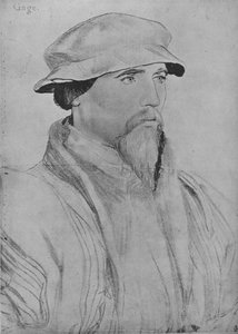 Sir John Gage, c1532-1543 1945 door Hans Holbein der Jüngere