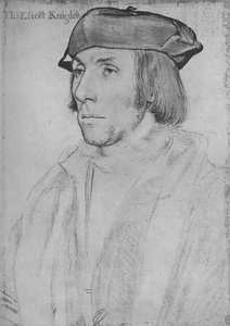 Sir Thomas Elyot, c1532-1534 1945 door Hans Holbein der Jüngere