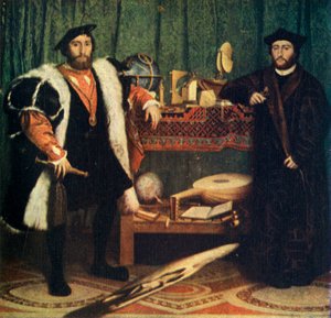 De Ambassadeurs, 1533 door Hans Holbein der Jüngere