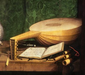 De Ambassadeurs (detail) door Hans Holbein der Jüngere