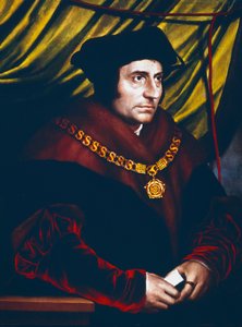 Thomas More, Engelse staatsman, geleerde en heilige, ca. 1527 door Hans Holbein der Jüngere