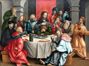 Het Laatste Avondmaal door Hans Leonhard Schäufelein