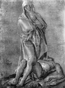De Maagd en de Dode Christus, 1913 door Hans Leu The Younger