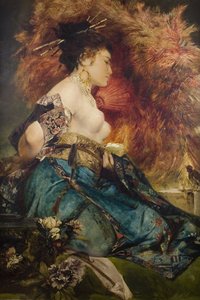 Een Japanse vrouw, ca. 1870