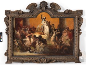 Bacchanaal door Hans Makart