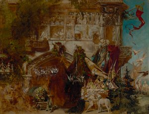 Het jachtslot door Hans Makart