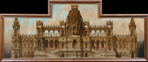Ontwerp voor een paleis: gevel door Hans Makart