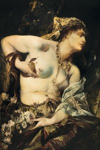 De dood van Cleopatra door Hans Makart