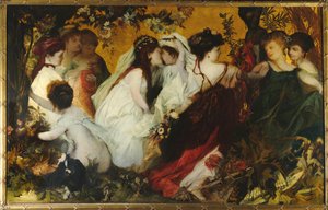Moderne Amoretti, drieluik, rechterpaneel