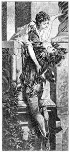 Romeo en Julia door Hans Makart