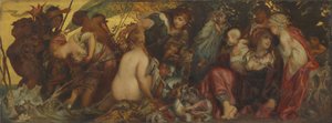 Schatten van de zee, 1865-80 door Hans Makart