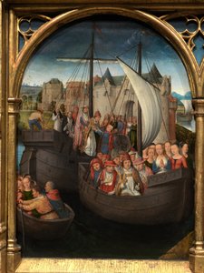 Detail van het Reliekschrijn van Sint-Ursula