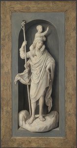 Heilige Christoffel door Hans Memling