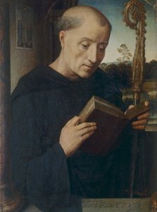Sint Benedictus, 1487 door Hans Memling