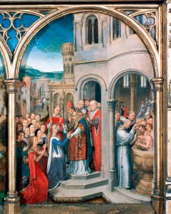Sint-Ursula Schrijn, Aankomst in Rome, 1489