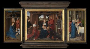 Drieluik van Jan Floreins door Hans Memling