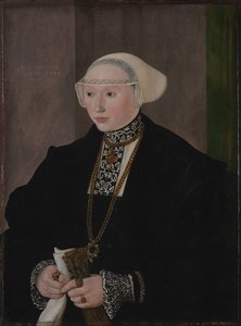 Portret van Maria Kitscher, Frau von Freyberg