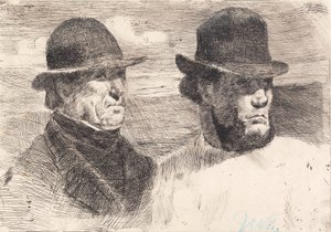 "De twee vuurtorenwachters"