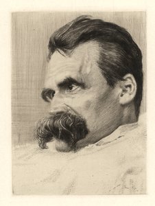 Portret van Friederich Nietzsche door Hans Olde
