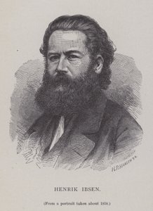 Henrik Ibsen, Noorse toneelschrijver, theaterregisseur en dichter door Hans Peter Hansen