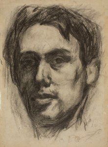 Zelfportret recto, schets verso, 1909