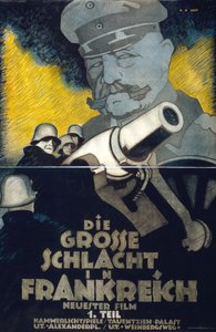 Poster voor de Eerste Wereldoorlog film 