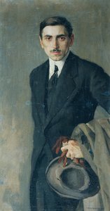 De schilder Fritz Zerritsch door Hans Schachinger
