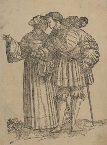Dansend paar IV, uit De Bruiloftsdansers