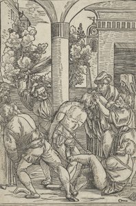 De Geseling uit Het Leven van Christus door Hans Schäufelein the Elder