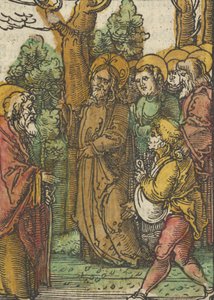 De gelijkenis van de zaaier en het onkruid, uit Das Plenarium door Hans Schäufelein the Elder