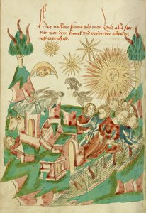 Het Einde van de Wereld Ms Ludwig XV 9 fol. 95v, 1469 door Hans Schilling