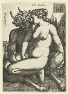Nessus en Deïanira door Hans Sebald Beham